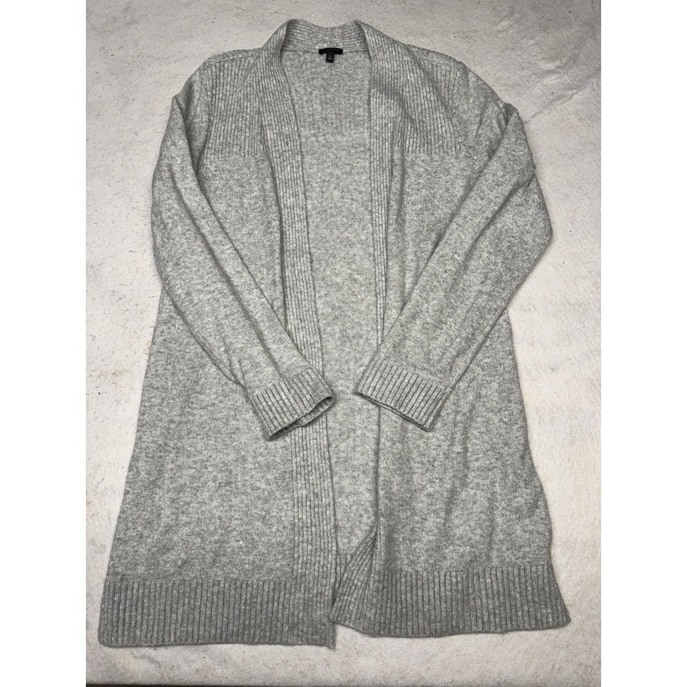 NWOT‎ Talbots Gray Long Sleeve Coverup Cardigan Sweater Size Medium